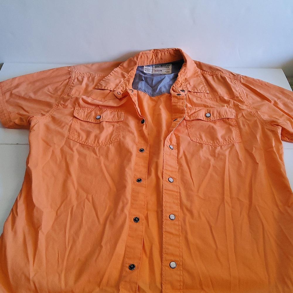 Casual Orange Button down